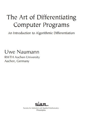 دانلود کتاب The art of differentiating computer programs