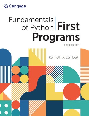 دانلود کتاب Fundamentals Of Python First Programs MindTap Course List, 3rd Edition