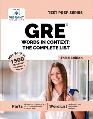دانلود کتاب Test Prep Vibrant Publishers GRE Words in Context The Complete List