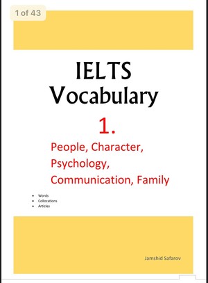 دانلود کتاب IELTS Vocabulary 1