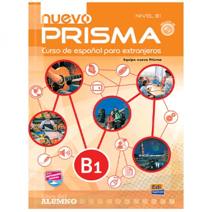 کتاب آموزش زبان اسپانیایی Nuevo Prisma B1