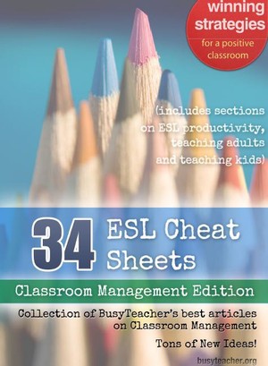 دانلود کتاب 34 esl cheat sheets classroom management edition