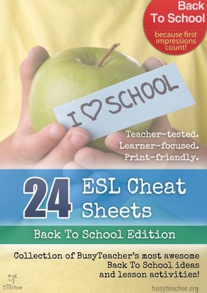 دانلود کتاب esl cheat sheets back to school ed e book