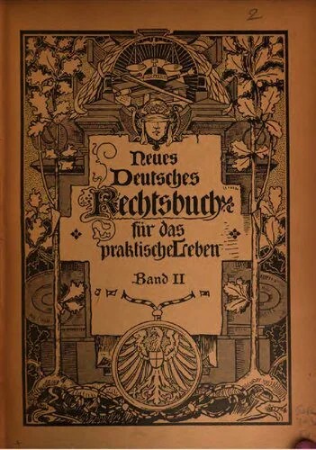 دانلود نسخه کامل کتاب Neues deutsches Rechstbuch für das praktische Leben