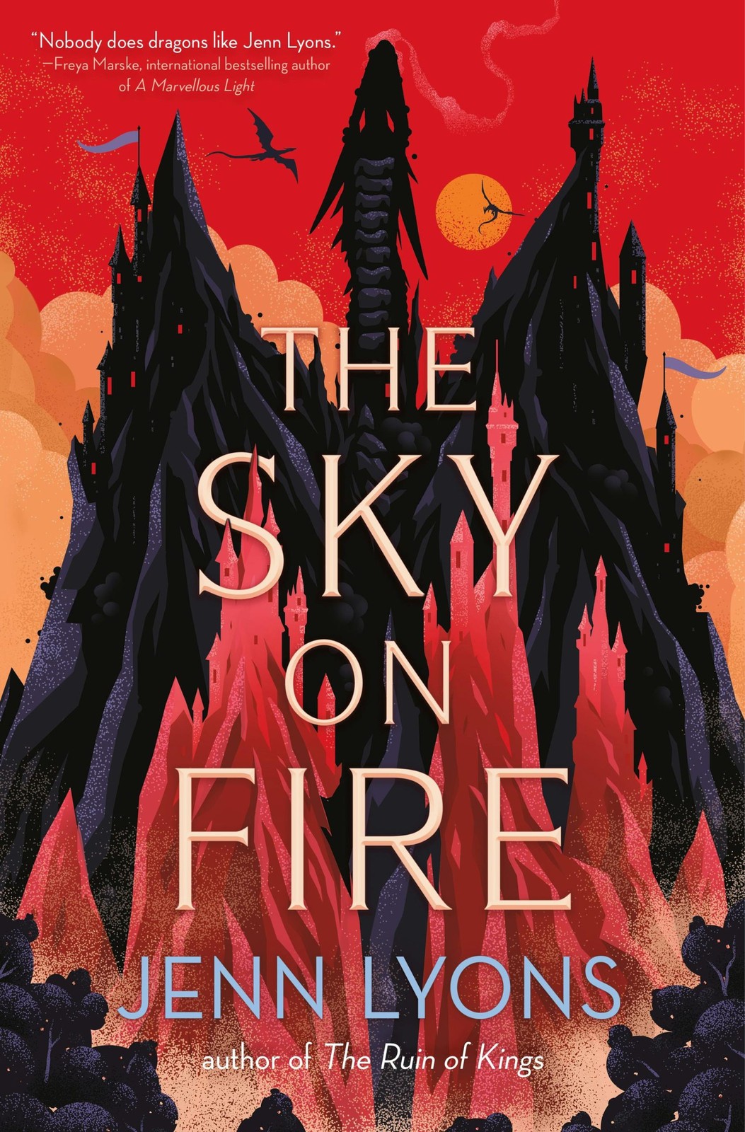 کتاب Sky on Fire (آسمان در آتش) نسخه انگلیسی PDF | ای. کی. جانستون