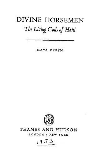 دانلود نسخه کامل کتاب Divine Horsemen: The Living Gods of Haiti