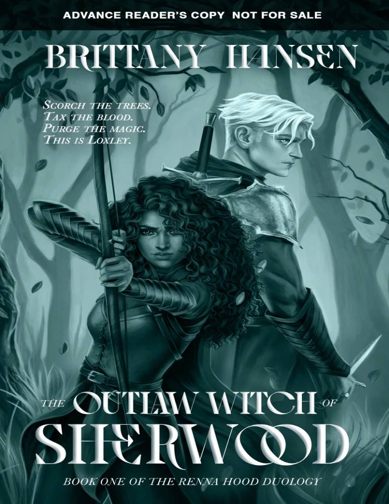 کتاب The Outlaw Witch of Sherwood (جادوگر یاغی شروود) نسخه انگلیسی PDF | بریتانی هانسن