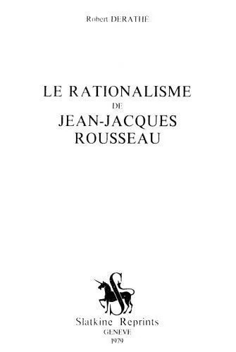دانلود نسخه کامل کتاب Le rationalisme de Jean-Jacques Rousseau