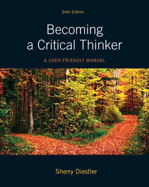 دانلود نسخه کامل کتاب Becoming a Critical Thinker: A User Friendly Manual