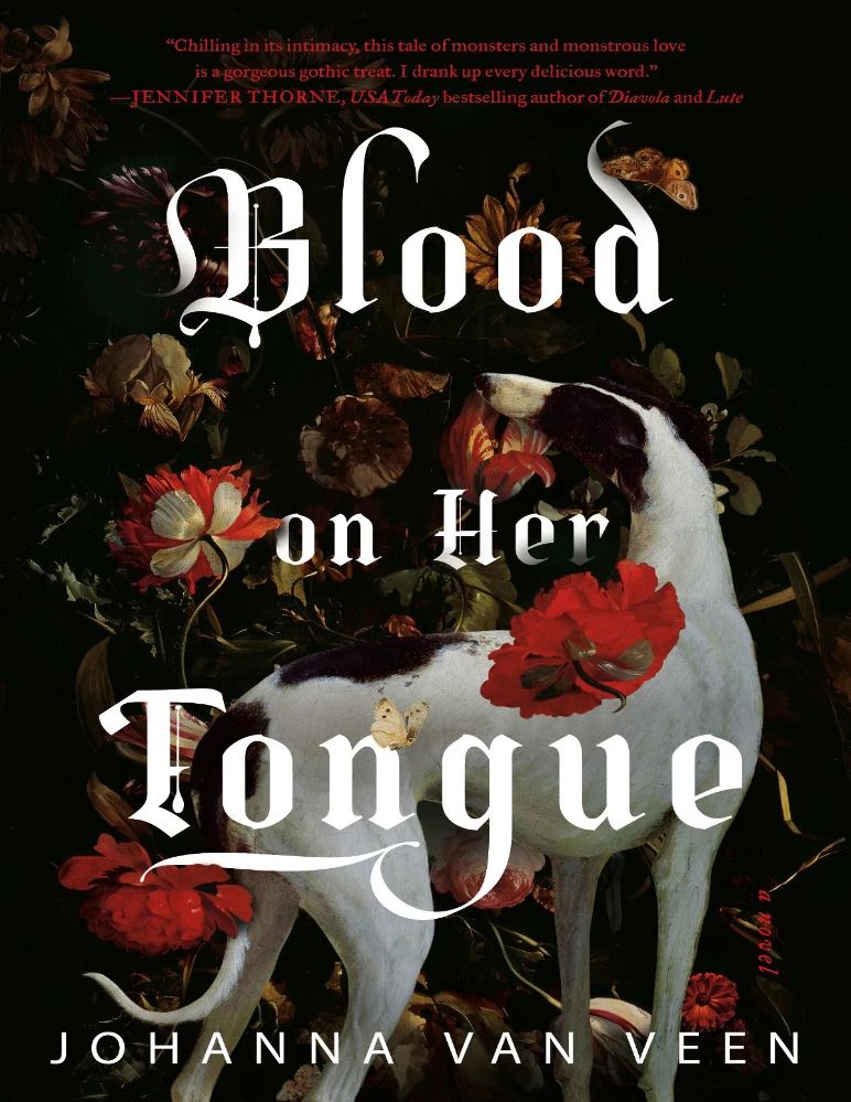 کتاب Blood on Her Tongue (خون بر زبان او) نسخه انگلیسی PDF | یوهانا فان وین