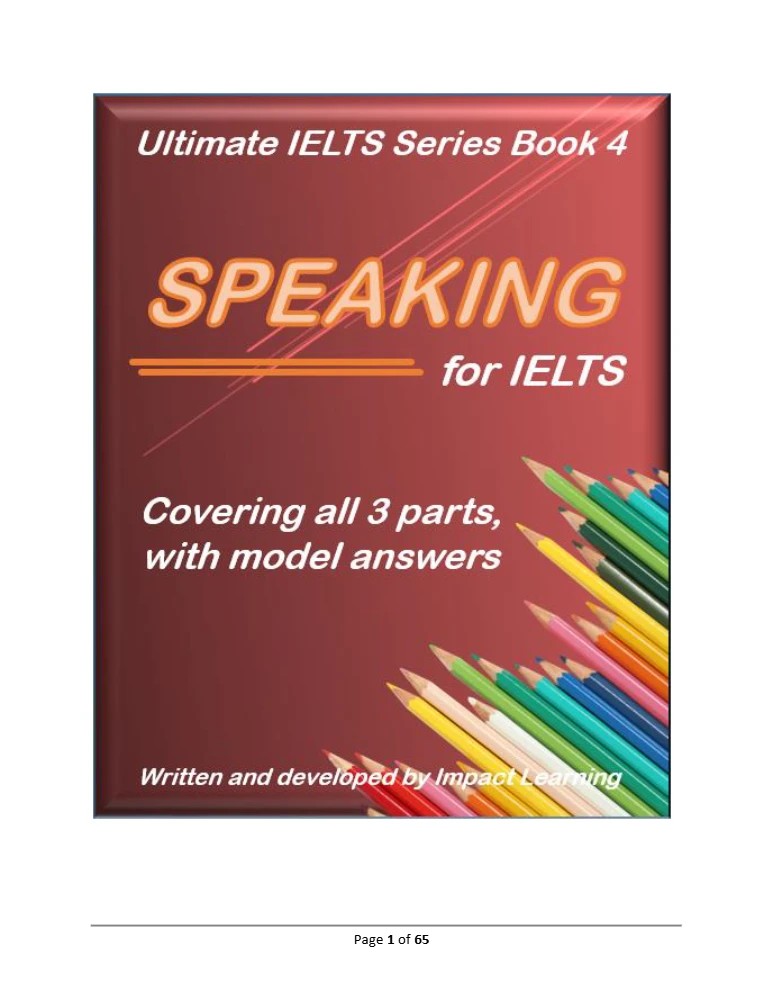 کتاب Ultimate IELTS Speaking (آیلتس نهایی: اسپیکینگ) نسخه انگلیسی PDF