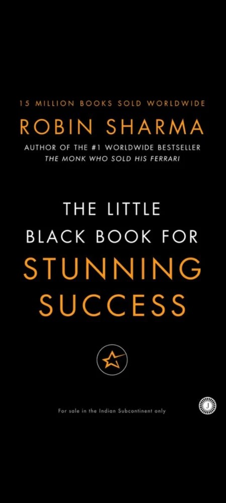 کتاب Little Black Book for Stunning Success (کتاب سیاه کوچک برای موفقیت خیره کننده) نسخه انگلیسی PDF | رابین شارما