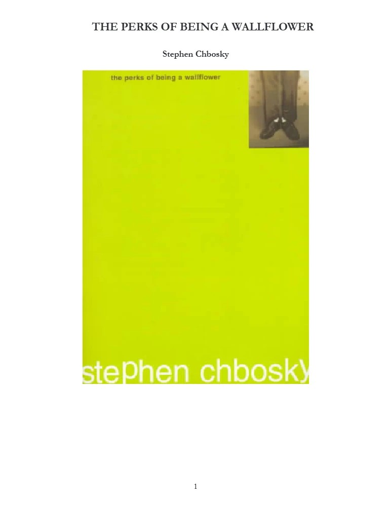 کتاب مزایای گوشه گیر بودن (The Perks of Being a Wallflower) نسخه انگلیسی PDF