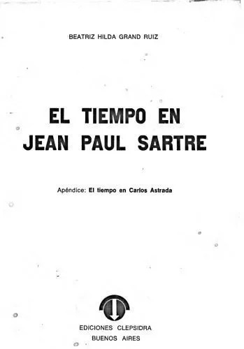 دانلود نسخه کامل کتاب El tiempo en Jean Paul Sartre
