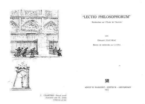 دانلود نسخه کامل کتاب “Lectio philosophorum”: Recherches sur l’Ecole de Chartres
