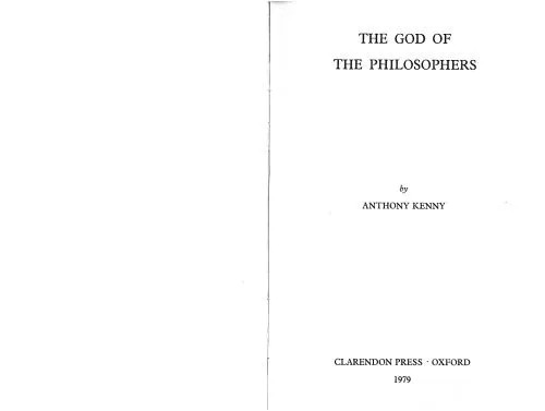 دانلود نسخه کامل کتاب The God of the Philosophers