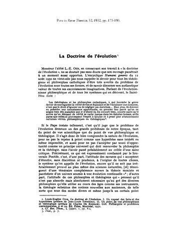 دانلود نسخه کامل کتاب La doctrine de l’évolution – Compte rendu de Louis-Eugène Otis, La doctrine de l’évolution