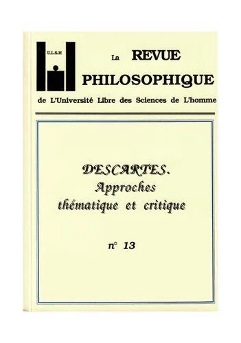 دانلود نسخه کامل کتاب Les preuves de l’existence de Dieu chez Descartes