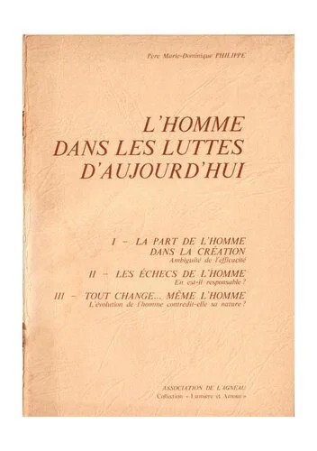 دانلود نسخه کامل کتاب L’homme dans les luttes d’aujourd’hui – Trois conférences AFC
