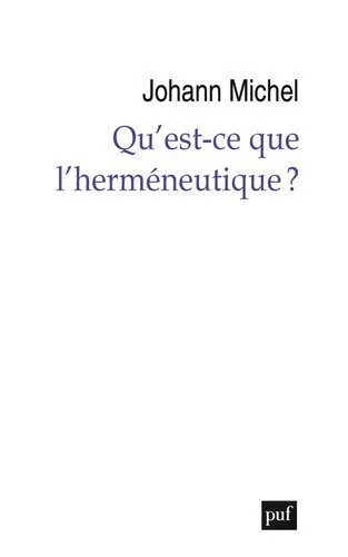 دانلود نسخه کامل کتاب Qu’est-ce que l’herméneutique ?
