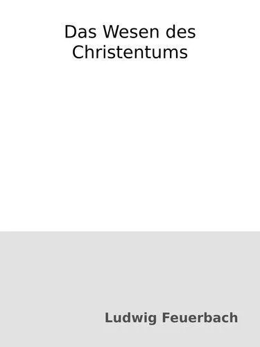 دانلود نسخه کامل کتاب Das Wesen des Christentums