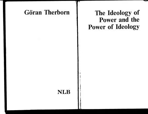دانلود نسخه کامل کتاب The Ideology of Power and the Power of Ideology
