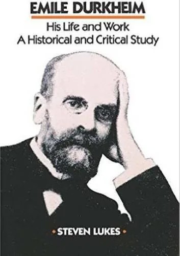 دانلود نسخه کامل کتاب Émile Durkheim – His Life and Work