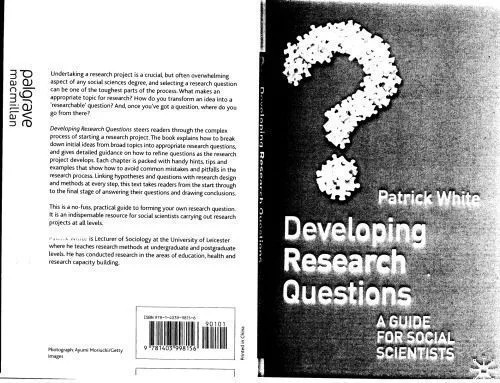 دانلود نسخه کامل کتاب Developing Research Questions: a Guide for Social Sciences