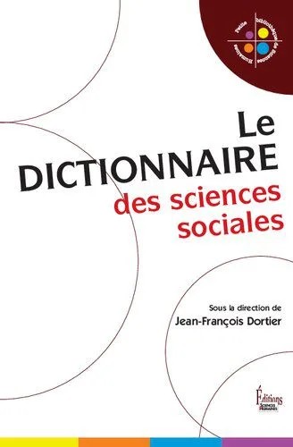 دانلود نسخه کامل کتاب Le Dictionnaire des sciences sociales