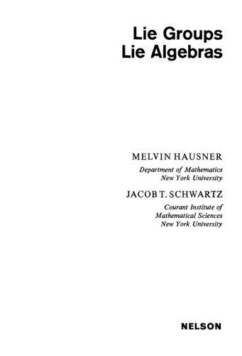 دانلود نسخه کامل کتاب Lie Groups, Lie Algebras