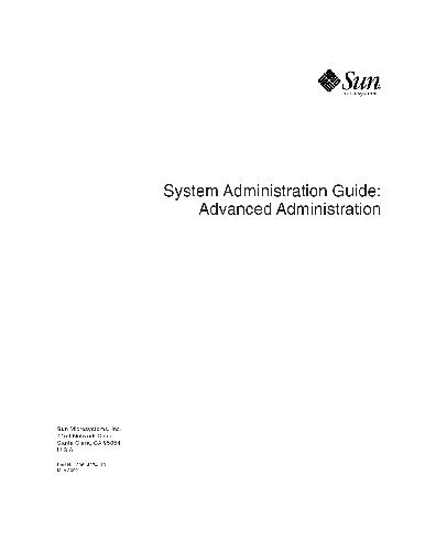 دانلود نسخه کامل کتاب System Administration Guide: Advanced Administration
