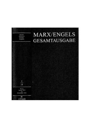 دانلود نسخه کامل کتاب Marx Engels Gesamtausgabe I.14: Karl Marx / Friedrich Engels: Werke, Artikel, Entwürfe JJanuar bis Dezember 1855