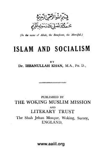 دانلود نسخه کامل کتاب Islam and socialism