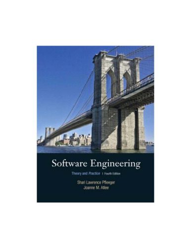 دانلود نسخه کامل کتاب Software Engineering: Theory and Practice