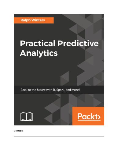 دانلود نسخه کامل کتاب Practical Predictive Analytics