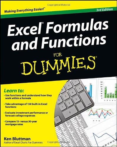 دانلود نسخه کامل کتاب Excel Formulas and Functions For Dummies