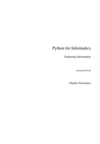دانلود نسخه کامل کتاب Python for Informatics – Exploring Information