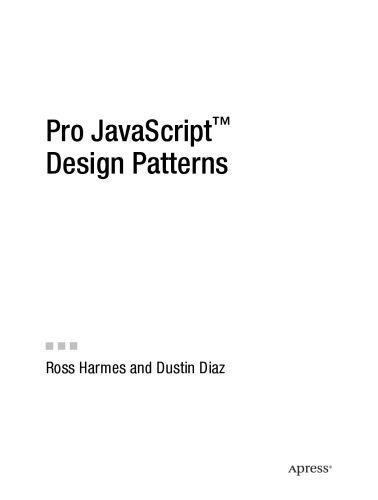 دانلود نسخه کامل کتاب Pro JavaScript Design Patterns