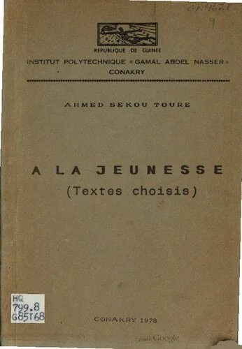 دانلود نسخه کامل کتاب A la jeunesse (Textes choisis)