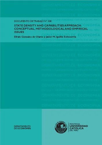 دانلود نسخه کامل کتاب STATE DENSITY AND CAPABILITIES APPROACH: CONCEPTUAL, METHODOLOGICAL AND EMPIRICAL ISSUES