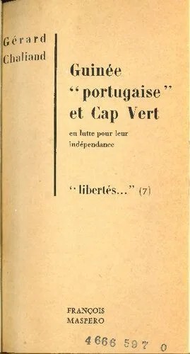 دانلود نسخه کامل کتاب Guinée “portugaise” et Cap Vert en lutte pour leur indépendance
