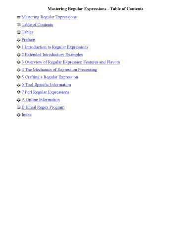 دانلود نسخه کامل کتاب Mastering Regular Expressions
