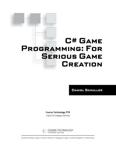 دانلود نسخه کامل کتاب C# game programming : for serious game creation