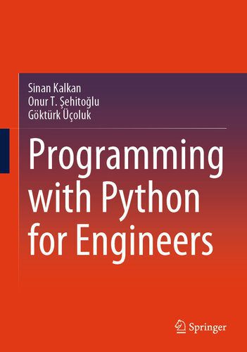 دانلود نسخه کامل کتاب Programming with Python for Engineers