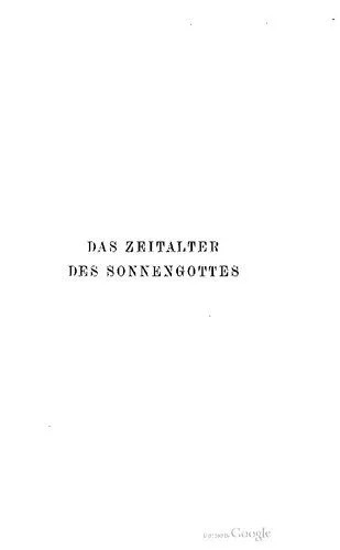 دانلود نسخه کامل کتاب Das Zeitalter des Sonnengottes