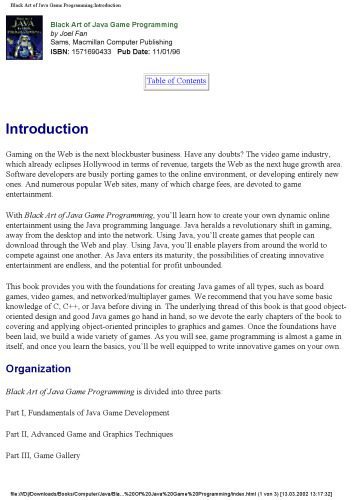 دانلود نسخه کامل کتاب Black Art of Java Game Programming