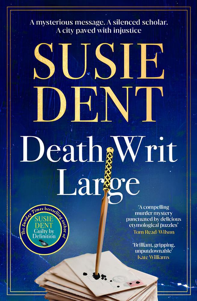 کتاب مرگ با حروف بزرگ (Death Writ Large) نسخه انگلیسی PDF | سوزی دنت