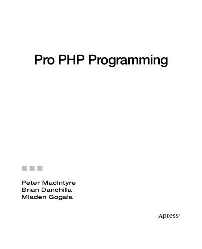 دانلود نسخه کامل کتاب Pro PHP Programming
