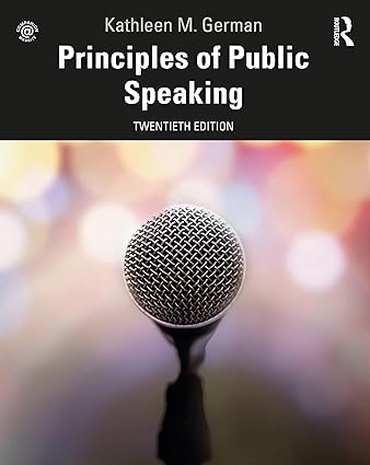 دانلود کتاب فارسی Principles of Public Speaking 20th Edition BY German