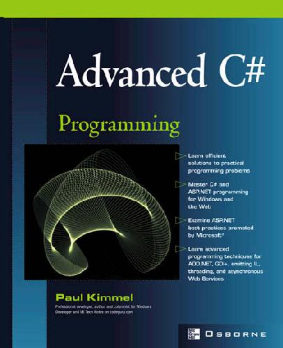 دانلود نسخه کامل کتاب Advanced C# Programming